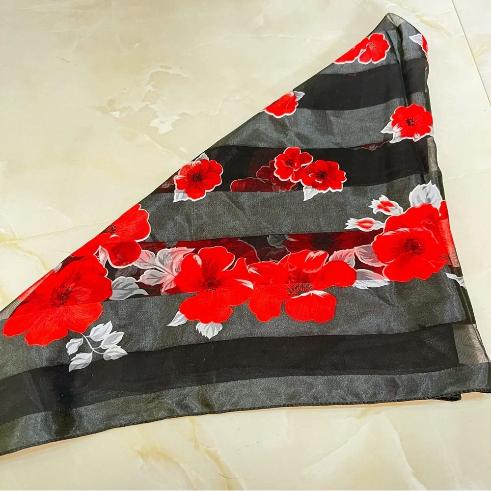 ❄️❄️Women Floral Scarf / Stole - Picture 5 of 7